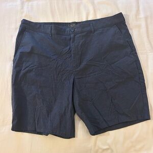 Calvin Klein Navy Microdot Flat Front Shorts